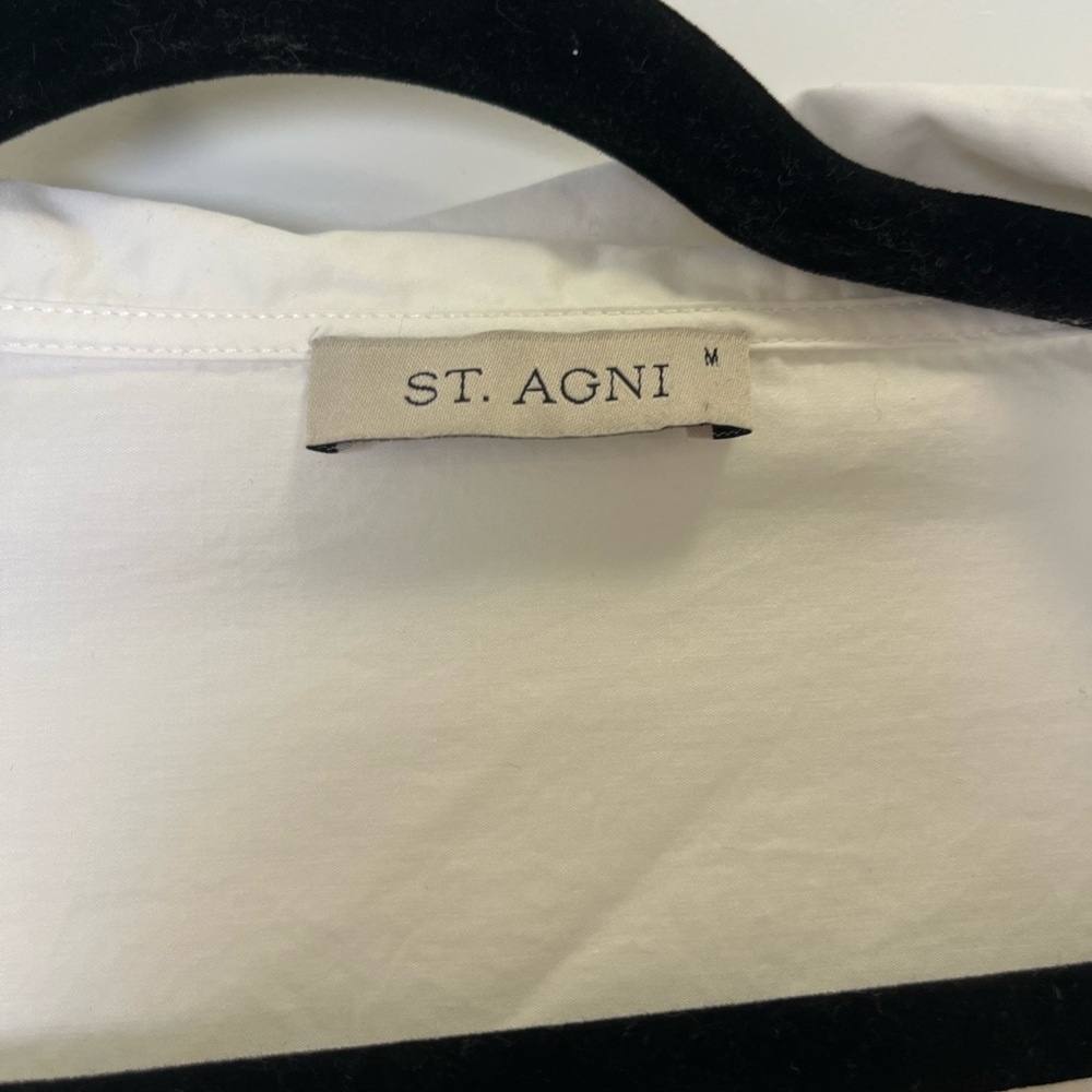 St.Agni White Wrap Dress - Picture 4 of 5